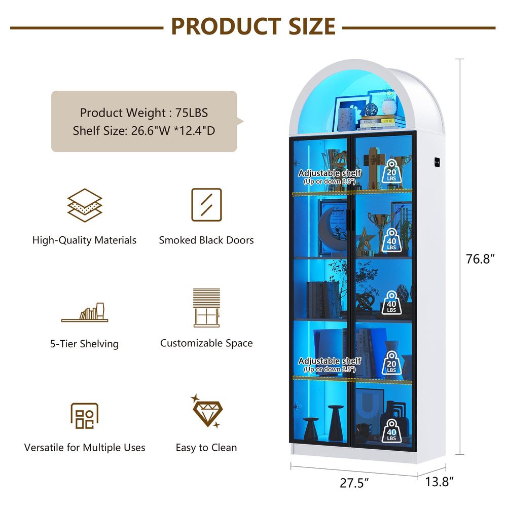 Vitrine mit Türen und verstell – Storage Bewertung und Preis