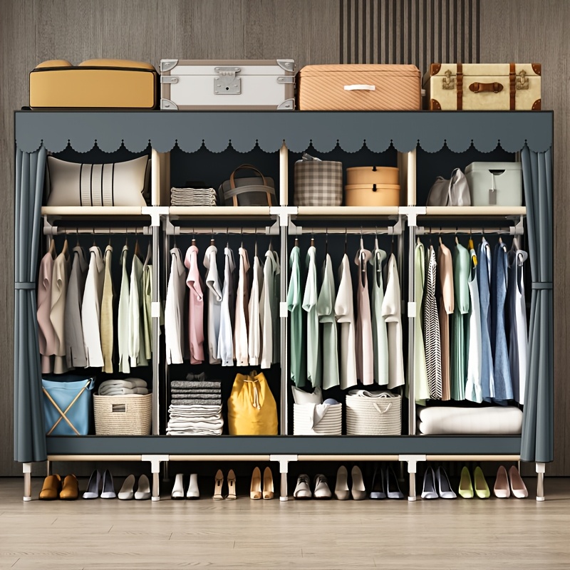 Tragbarer Schrank-Organizer mi – Wardrobe Closet Portable Fabric Cover Bewertung und Preis