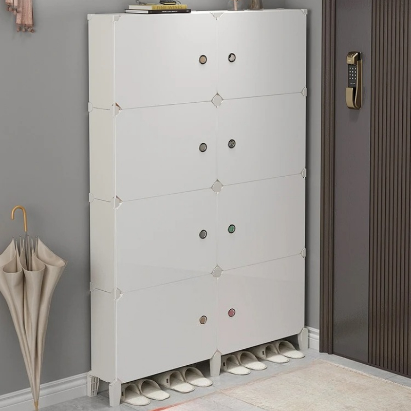 ‌ Schuhregal ohne Bohren über  – Shoe Rack Cabinet Narrow Entryway Bewertung und Preis