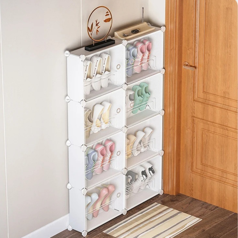 ‌ Schuhregal ohne Bohren über  – Shoe Rack Cabinet Narrow Entryway Bewertung und Preis