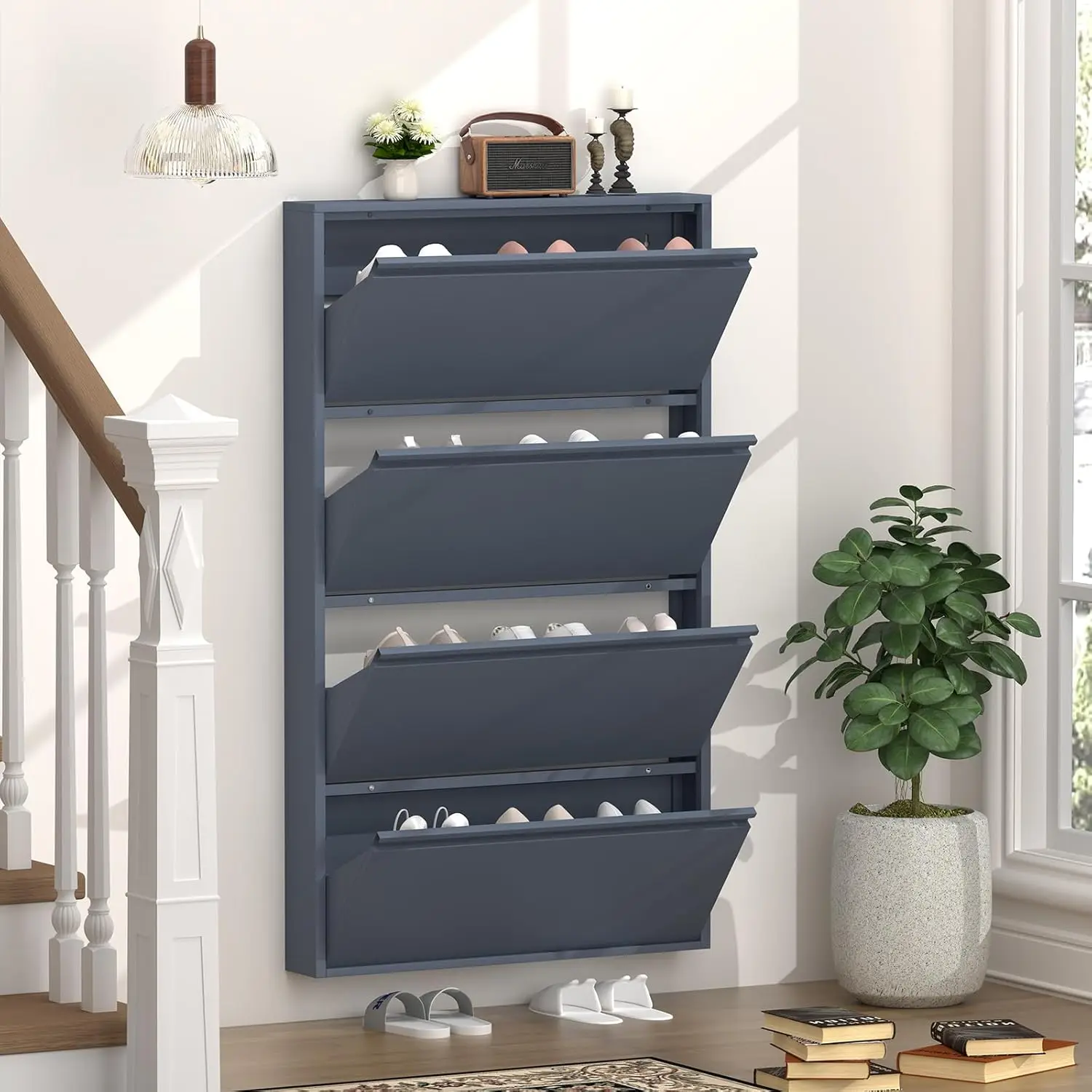 Schmaler Metall-Schuhschrank m – Shoe Rack Cabinet Narrow Entryway Bewertung und Preis