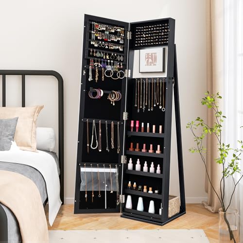 Schmuckschrank mit 62 Zoll hoh – Full Length Mirror Jewelry Armoire Bewertung und Preis