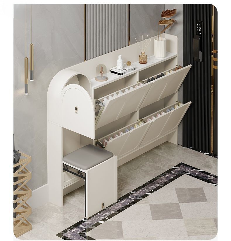 Schuhschrank, Moderner Cremefa – Shoe Rack Cabinet Narrow Entryway Bewertung und Preis