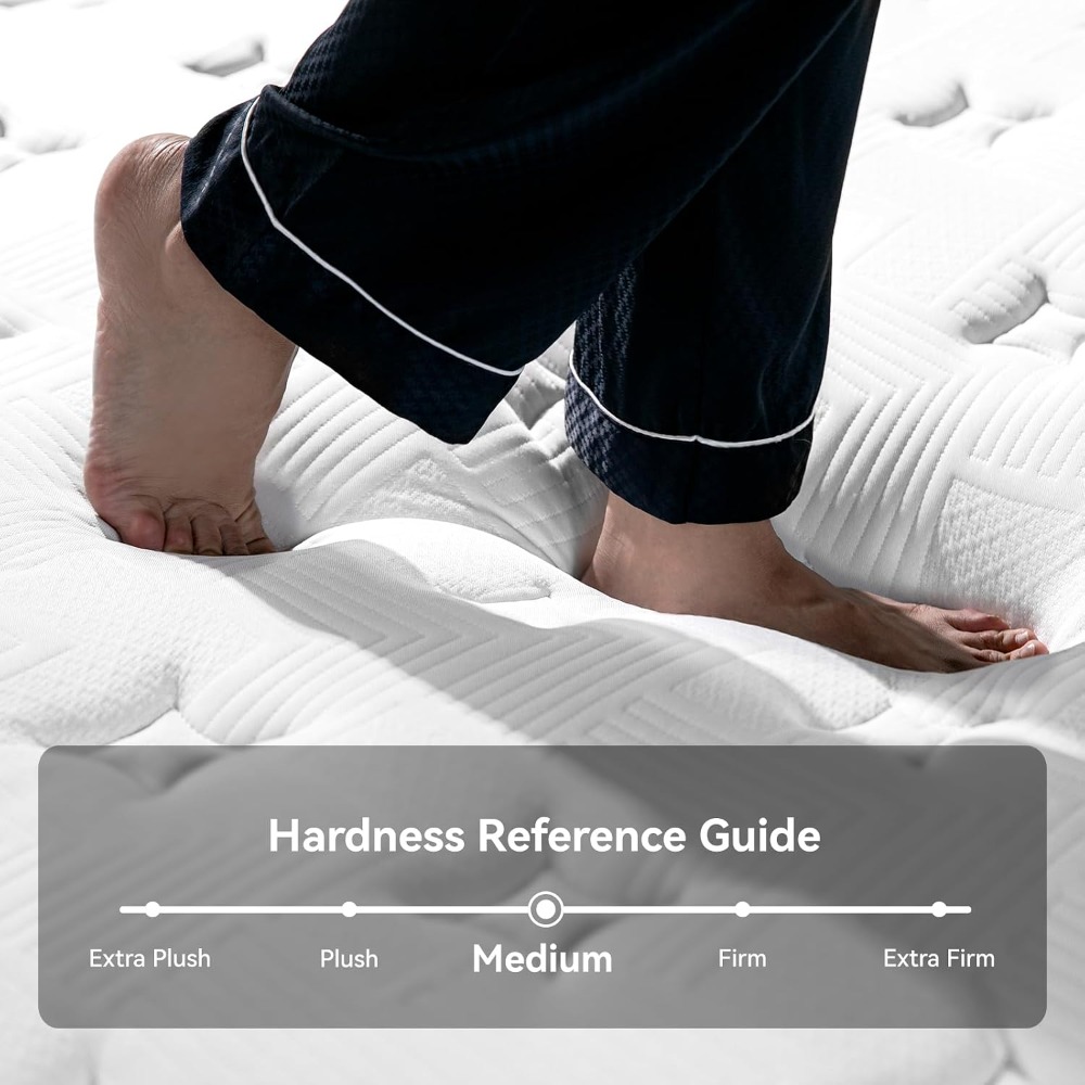 Queen-Matratze, 12 Zoll Hybrid – Memory Foam Mattress In A Box Queen Bewertung und Preis