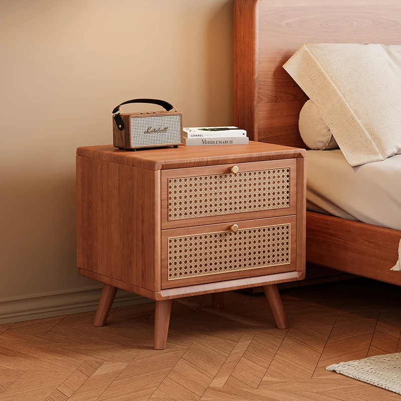 Massivholz-Nachttisch mit Gefl – Solid Wood Nightstand 2 Drawers Bewertung und Preis