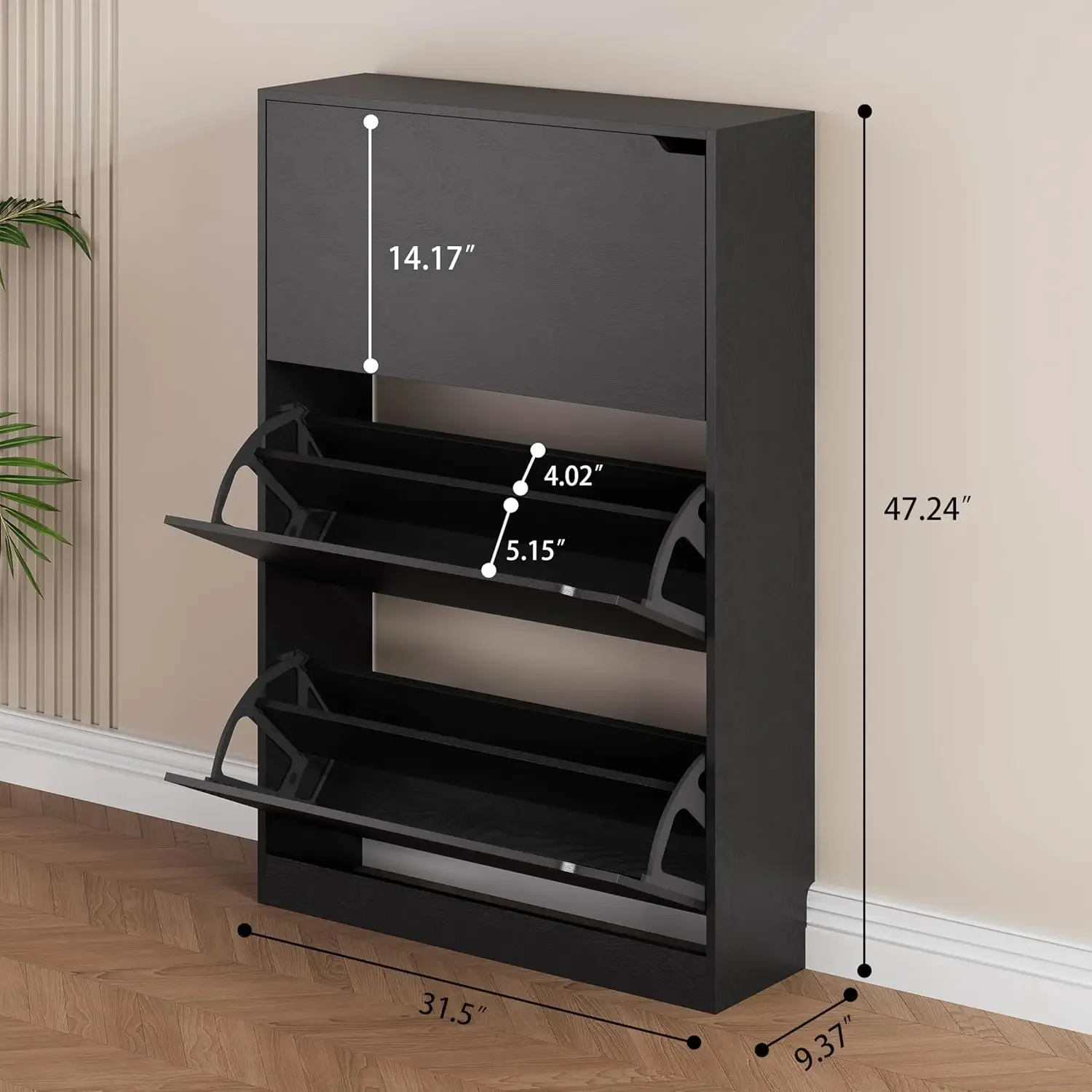 Schuhaufbewahrungsschrank, Hol – Shoe Rack Cabinet Narrow Entryway Bewertung und Preis