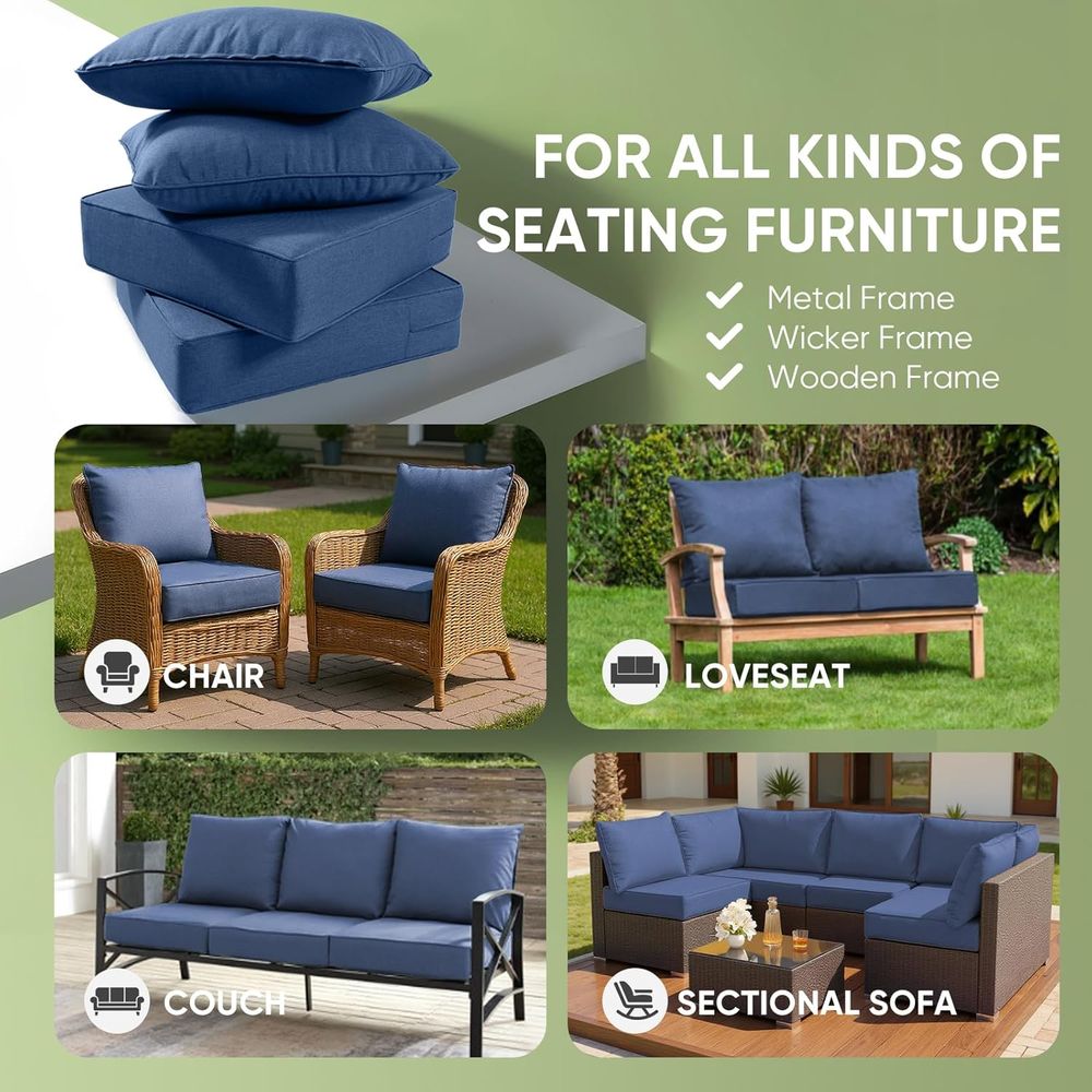 Outdoor-Möbelkissen, 6 Zoll di – Outdoor Furniture Bewertung und Preis