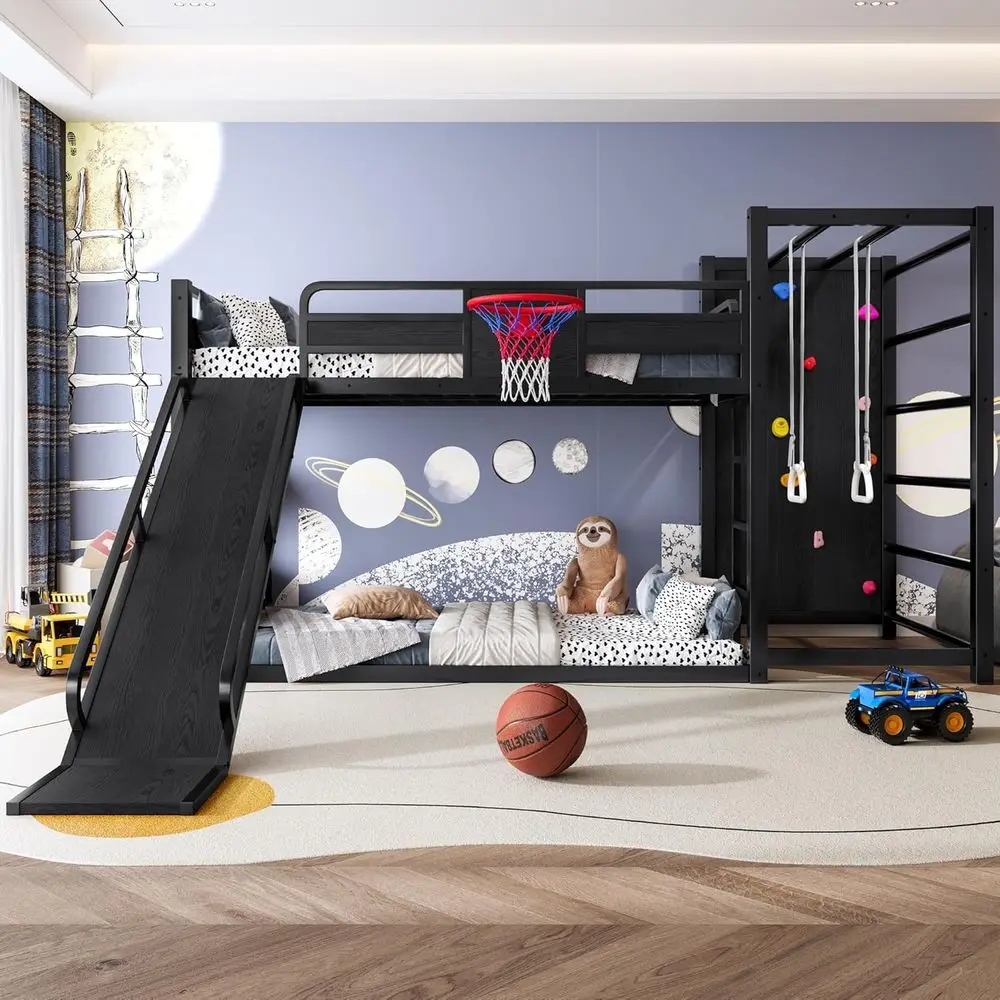 Zwillings-Metall-Etagenbett mi – Bunk Bed With Stairs And Slide Bewertung und Preis