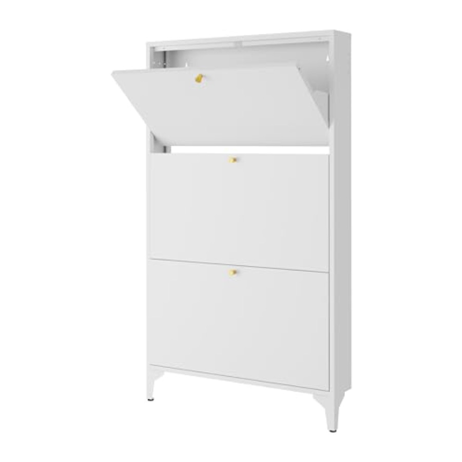 Freistehender Schuhschrank mit – Shoe Rack Cabinet Narrow Entryway Bewertung und Preis