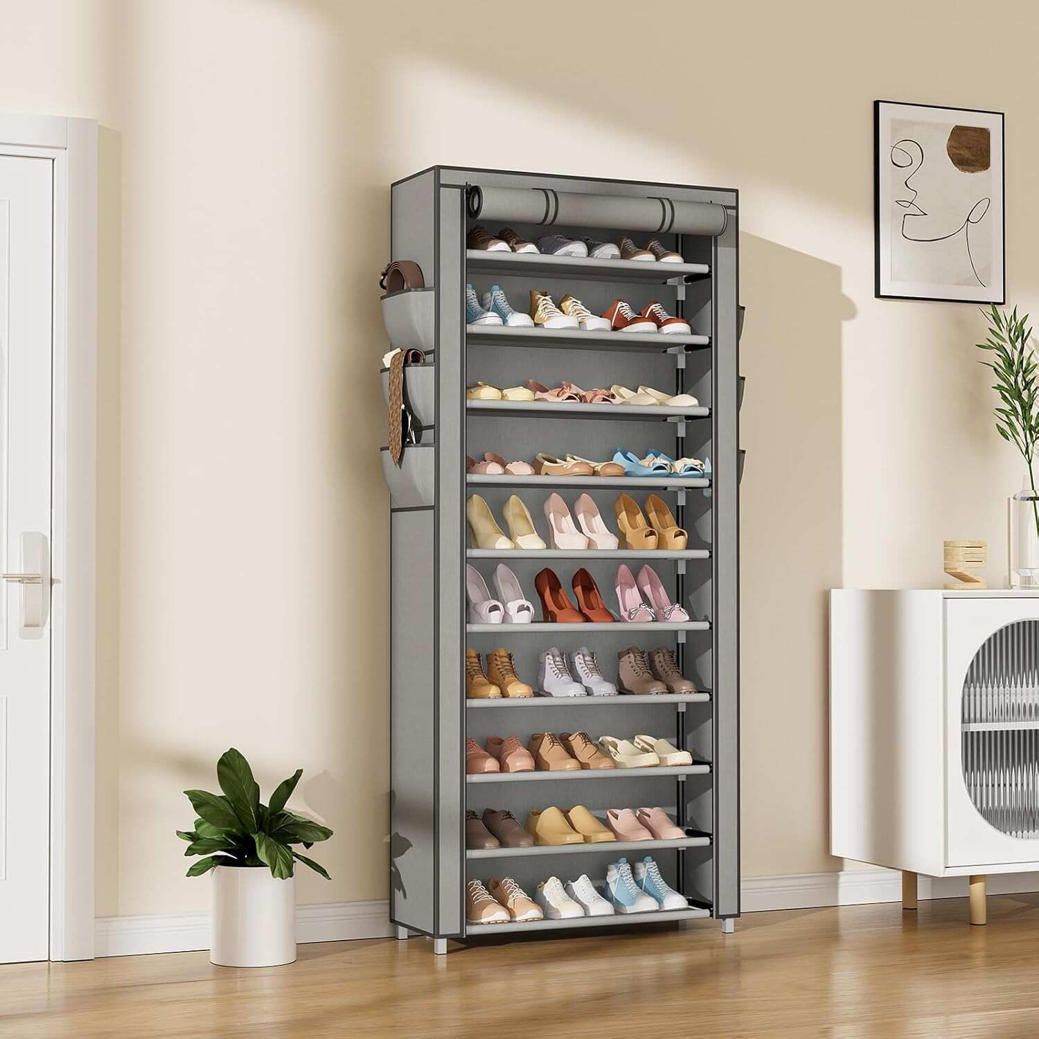 Vertikaler Schmaler Schuhregal – Shoe Rack Cabinet Narrow Entryway Bewertung und Preis